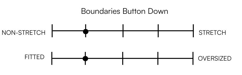 FINAL SALE: BOUNDARIES BUTTON DOWN STATEMENT TOP