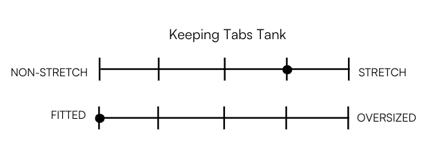 FINAL SALE: KEEPING TABS TANK