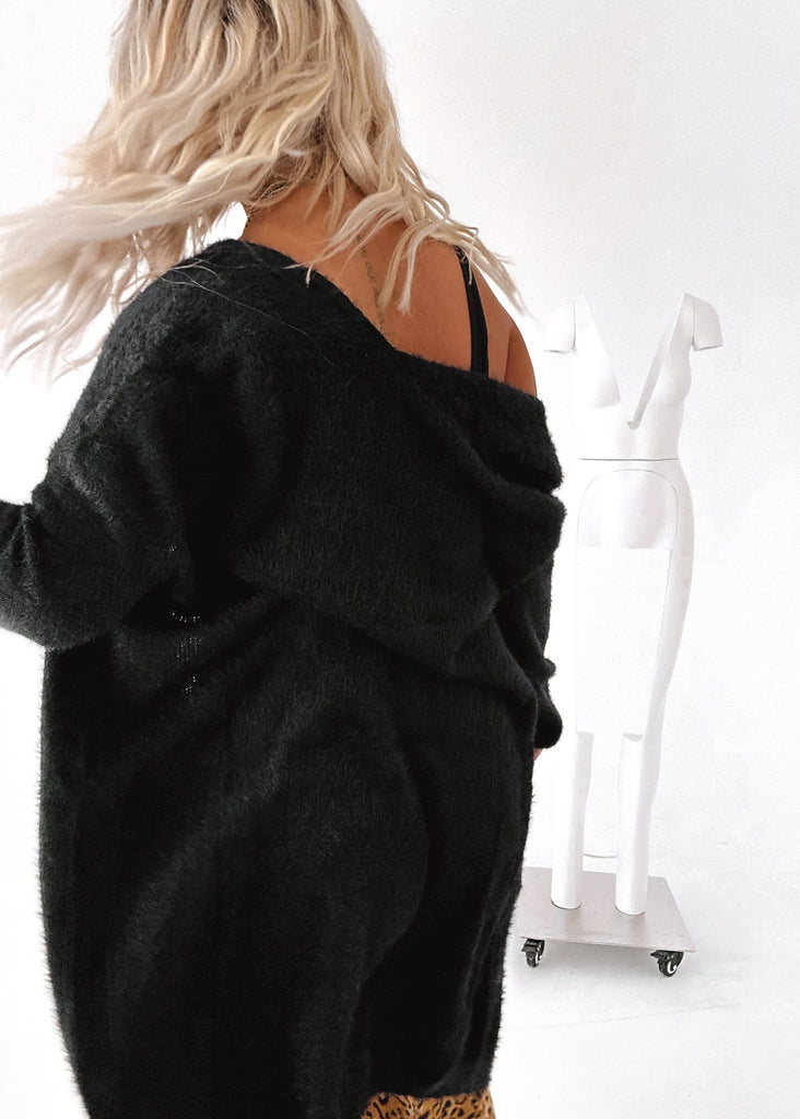 pebby forevee Cardigan FINAL SALE -  STAY THE NIGHT OVERSIZED CARDIGAN