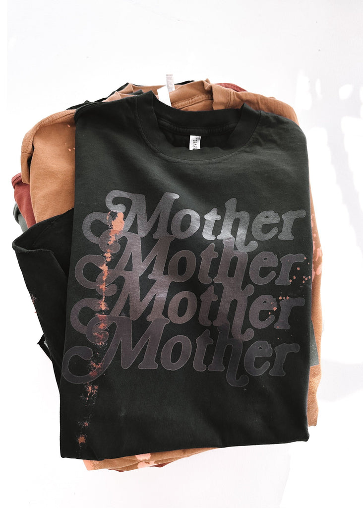 pebby forevee Side Slit Tee MOTHERLY MOTHER BLEACHED OUT SIDE SLIT TEE