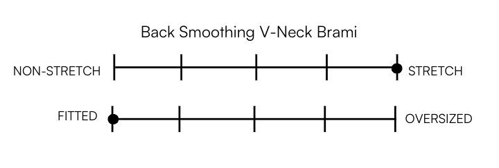 BACK SMOOTHING V-NECK BRAMI