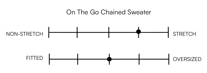 ON THE GO CHAINED SWEATER