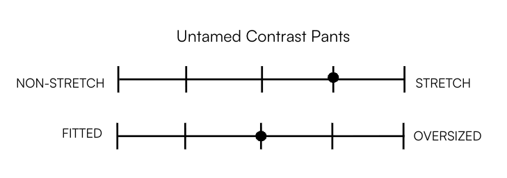 UNTAMED CONTRAST PANTS