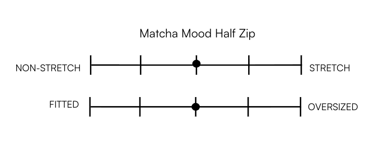 MATCHA MOOD HALF ZIP