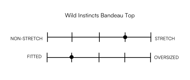 WILD INSTINCTS BANDEAU TOP