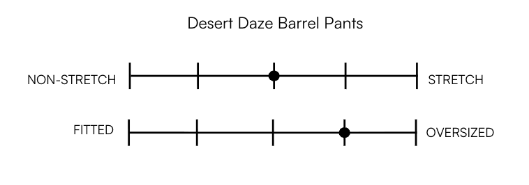 DESERT DAZE BARREL PANTS