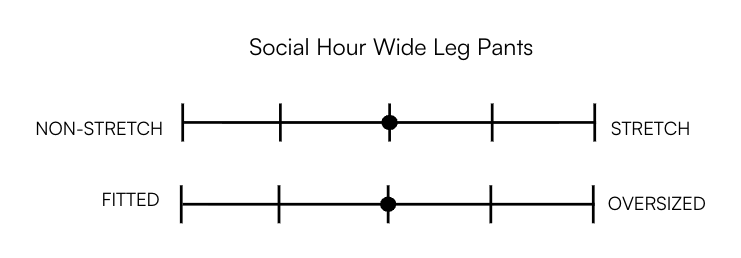 SOCIAL HOUR WIDE LEG PANTS