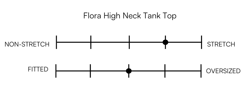 FLORA HIGH NECK TANK TOP