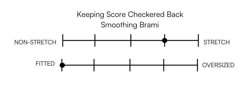 KEEPING SCORE CHECKERED BACK SMOOTHING BRAMI