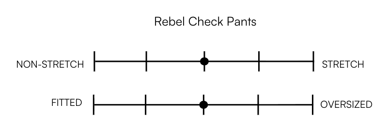 REBEL CHECK PANTS
