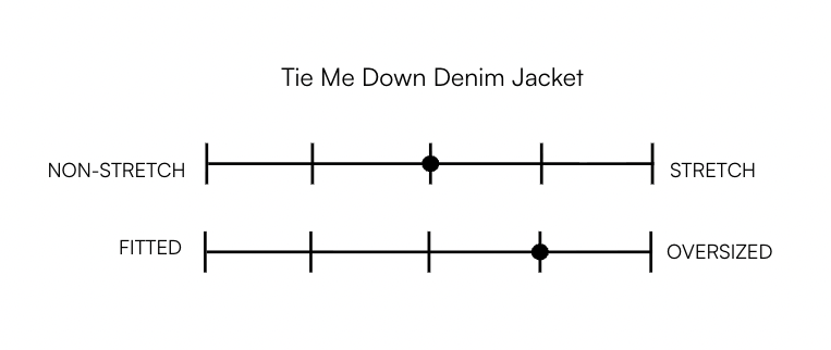 TIE ME DOWN DENIM JACKET