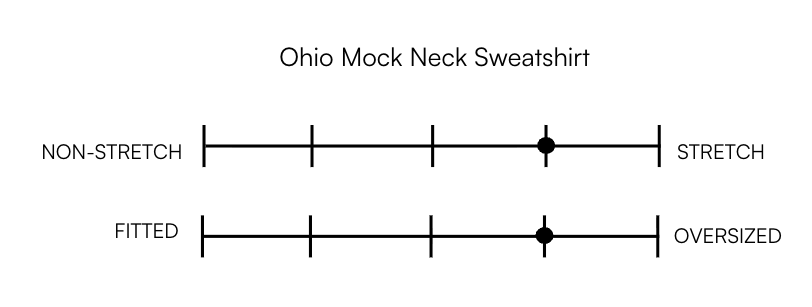 OHIO MOCK NECK SWEATSHIRT