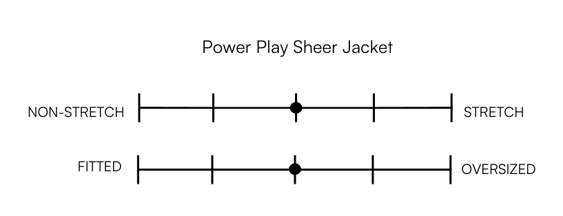 POWER PLAY SHEER JACKET
