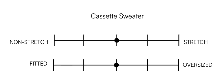 CASSETTE SWEATER