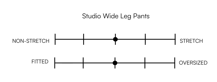 STUDIO WIDE LEG PANTS