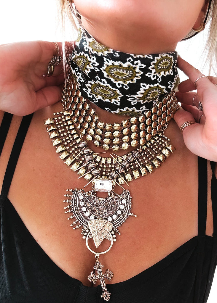 pebby forevee Bandana Brown PEYTON BANDANA