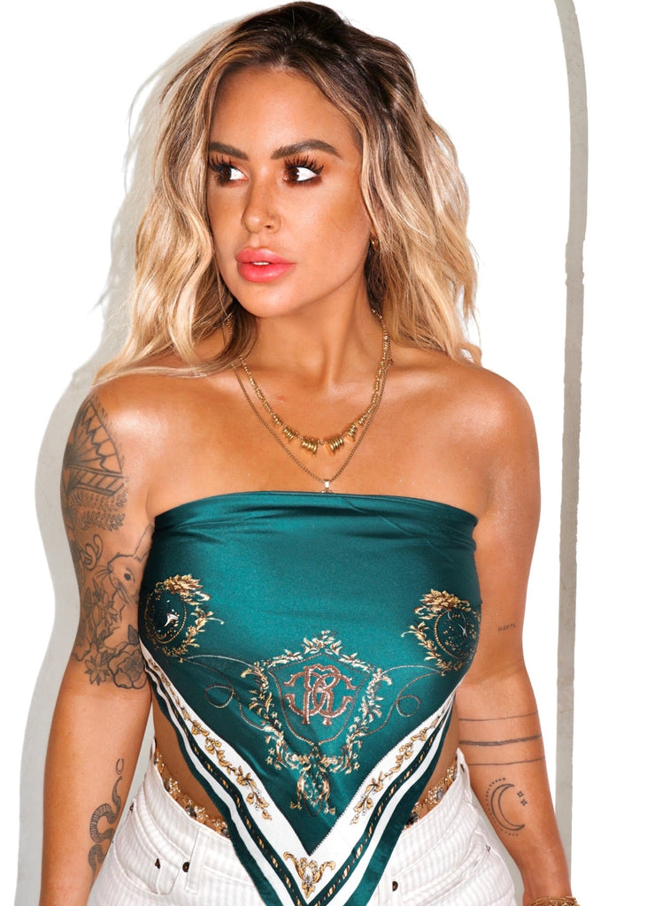 pebby forevee Bandana Teal MYRTLE BANDANA