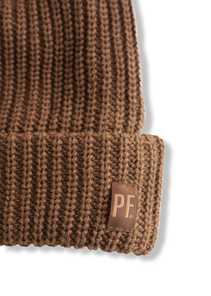 pebby forevee Beanie Brown ACTUALLY OVERSIZED BEANIE