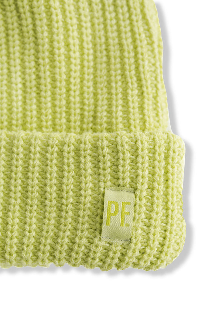 pebby forevee Beanie Neon Green ACTUALLY OVERSIZED BEANIE
