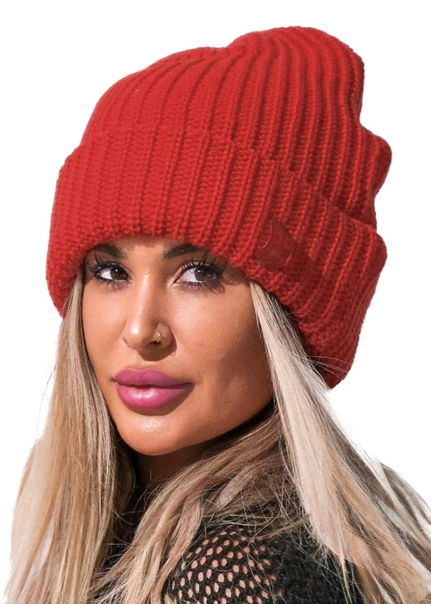 Eugenia Kim Red Knit Beanie - Never Worn! EUGENIA KIM Knit Hat — Vicki main image 3