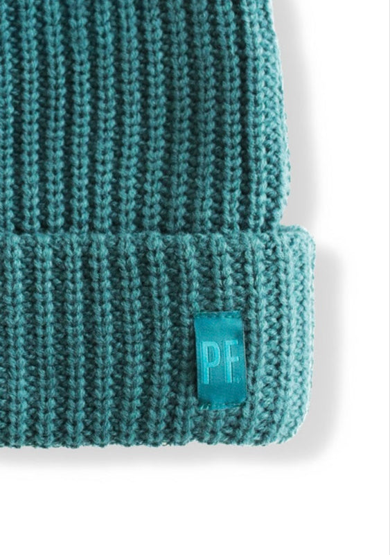 pebby forevee Beanie Teal ACTUALLY OVERSIZED BEANIE