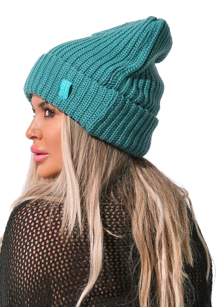 pebby forevee Beanie Teal teal ACTUALLY OVERSIZED BEANIE