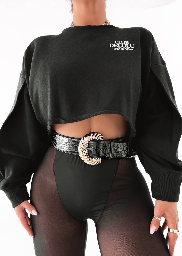 pebby forevee Belt Black/Gold BILLIE BUCKLE BELT