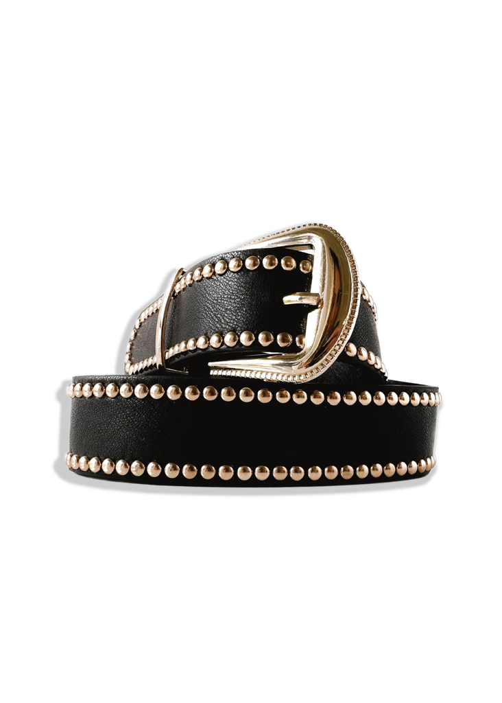 pebby forevee Belt Black/Gold DARBY BUCKLE BELT