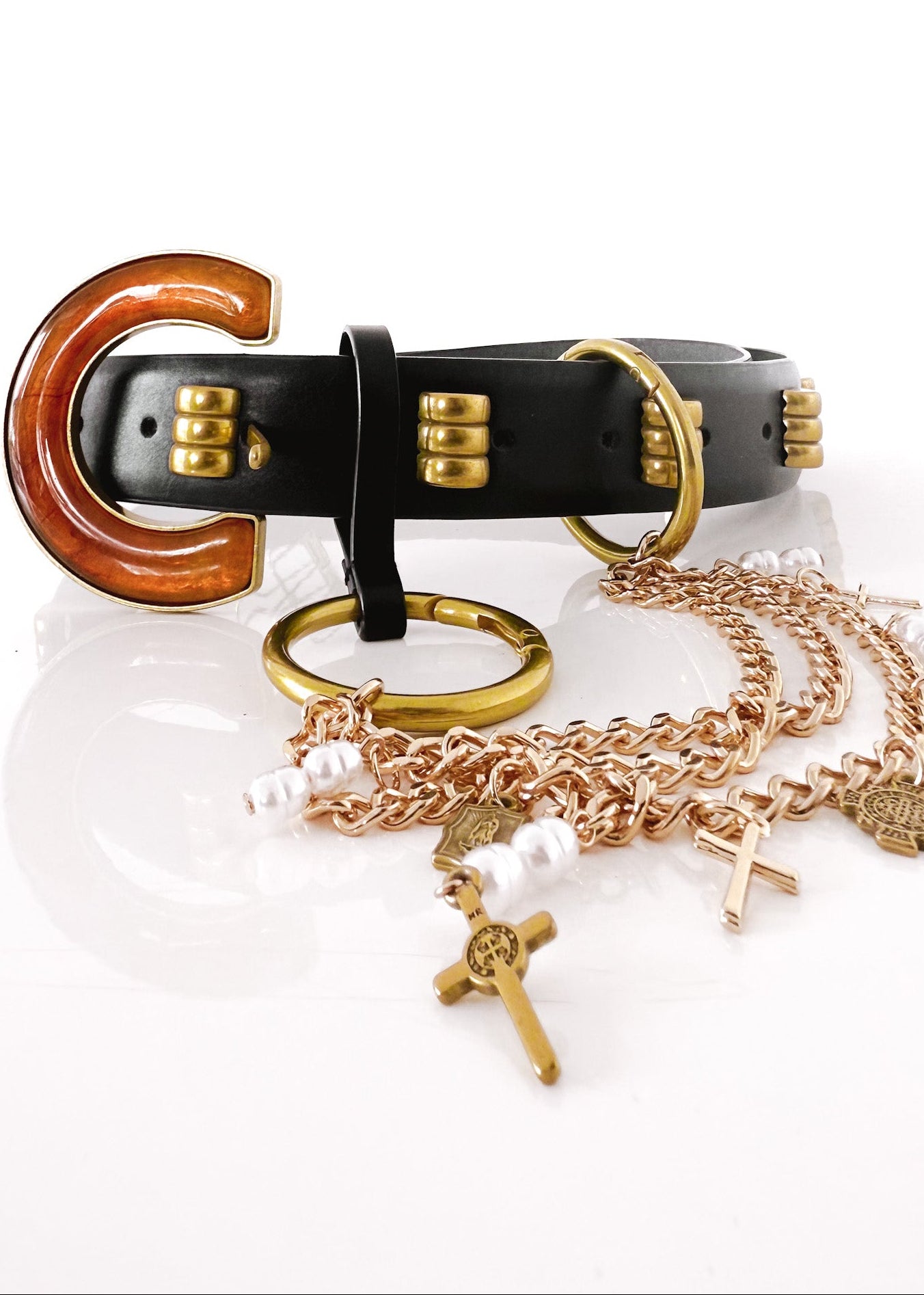 Beautiful charmed buckle belt CHARMED BY YOU ADJUSTABLE BELT – Pebby Forevee main image 4