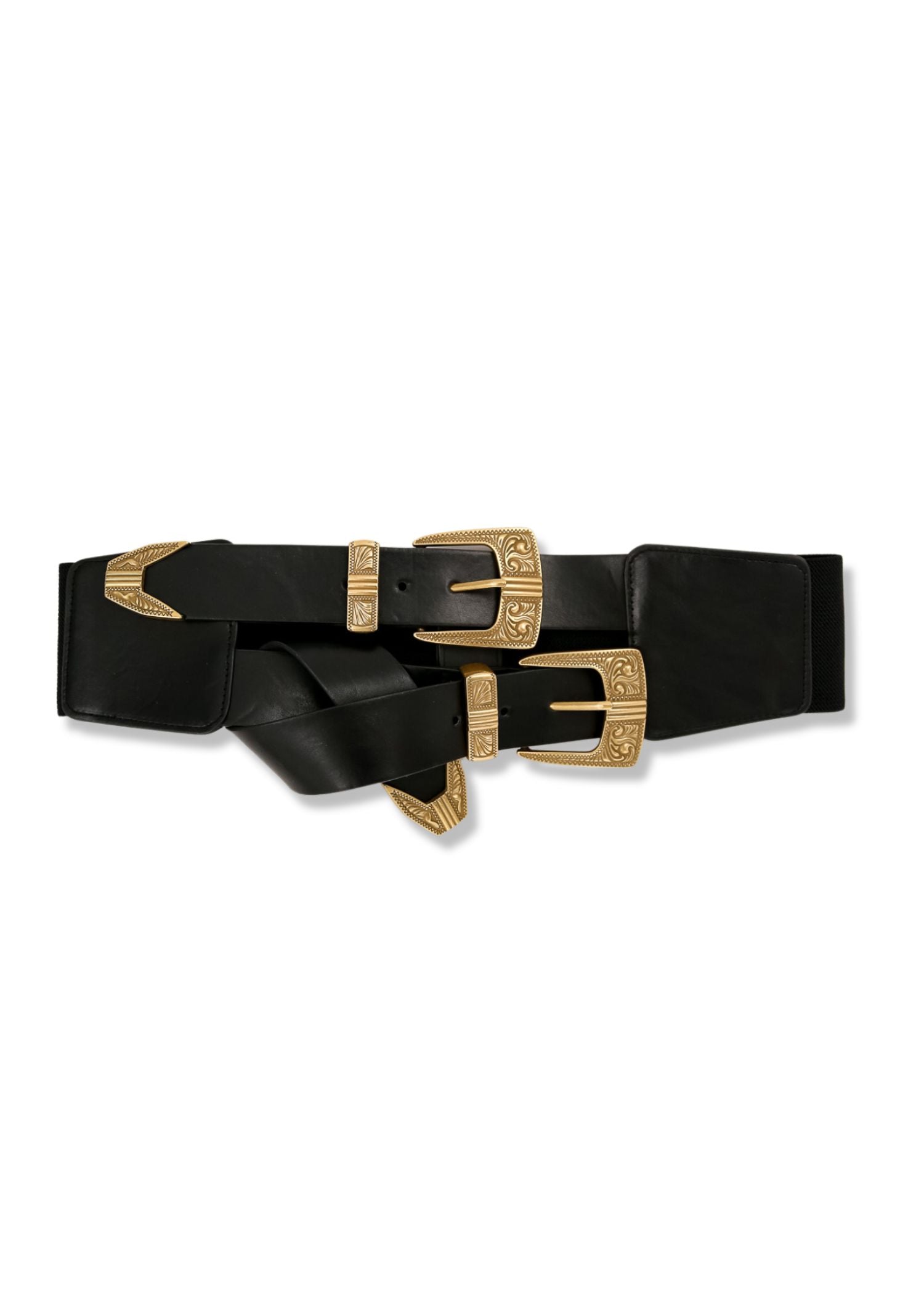 DOUBLE BUCKLE BAND BELT – Pebby Forevee