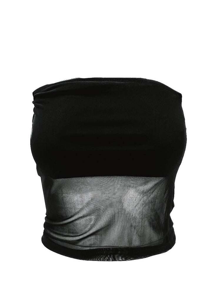 pebby forevee Boutique Top ANDERSON SHEER TUBE TOP