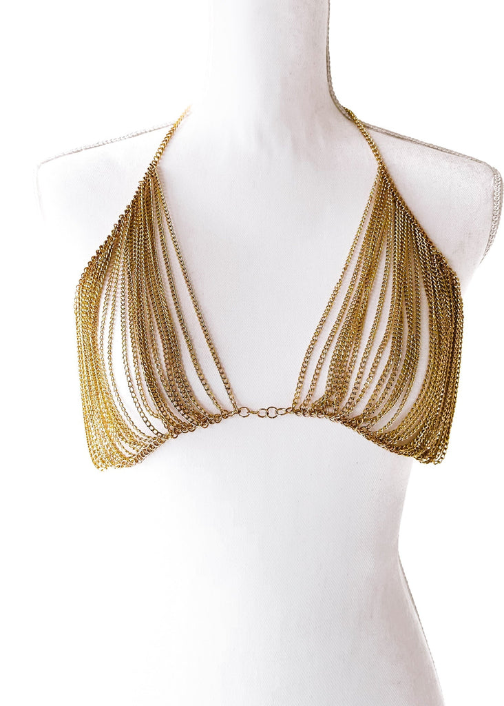pebby forevee Boutique Top Gold / One Size OUTSET STATEMENT TOP
