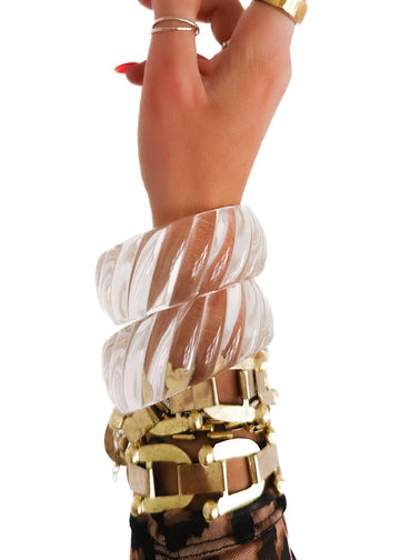 pebby forevee Bracelet Clear SUBLIME STATEMENT BRACELET