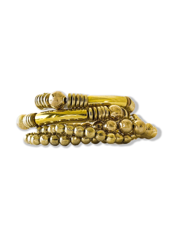 pebby forevee Bracelet Gold APPEALS STATEMENT CUFF BRACELET