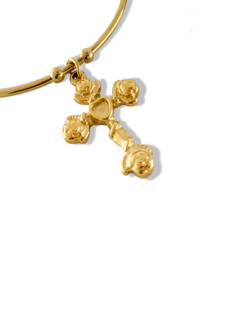 pebby forevee Bracelet Gold AVA WATER RESISTANT CUFF BRACELET