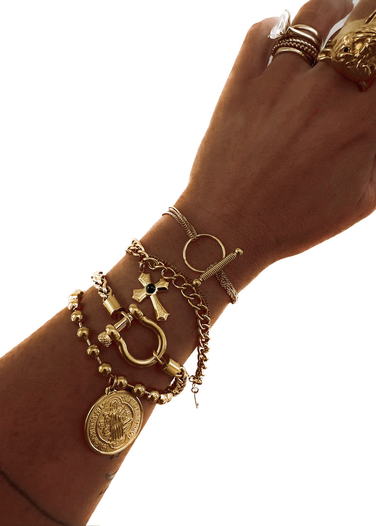 pebby forevee Bracelet Gold BANKS WATER RESISTANT BRACELET