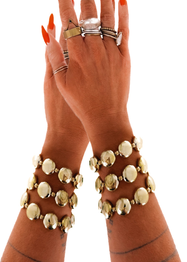 pebby forevee Bracelet Gold GAZING STATEMENT BRACELET