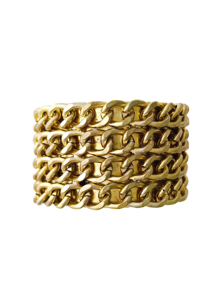 pebby forevee Bracelet Gold GILDED STATEMENT CUFF BRACELET