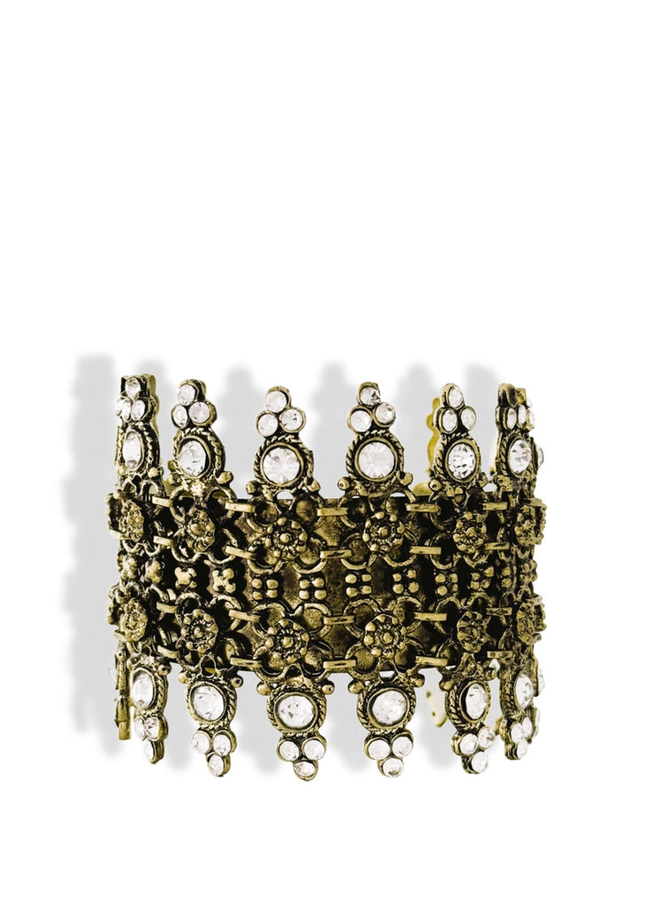 pebby forevee Bracelet Gold HELENA STATEMENT CUFF BRACELET