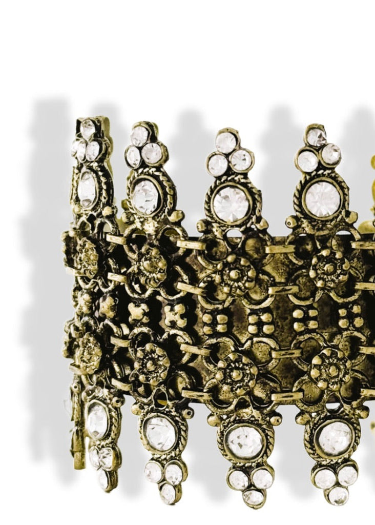 pebby forevee Bracelet Gold HELENA STATEMENT CUFF BRACELET