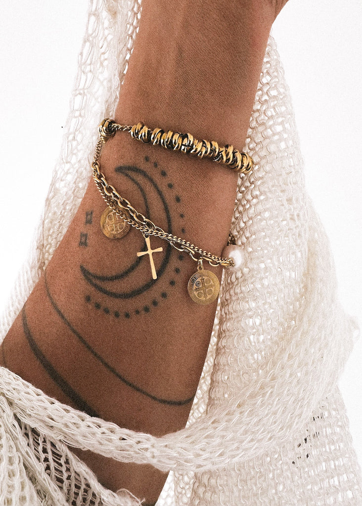 pebby forevee Bracelet Gold IN SESSION WATER RESISTANT BRACELET