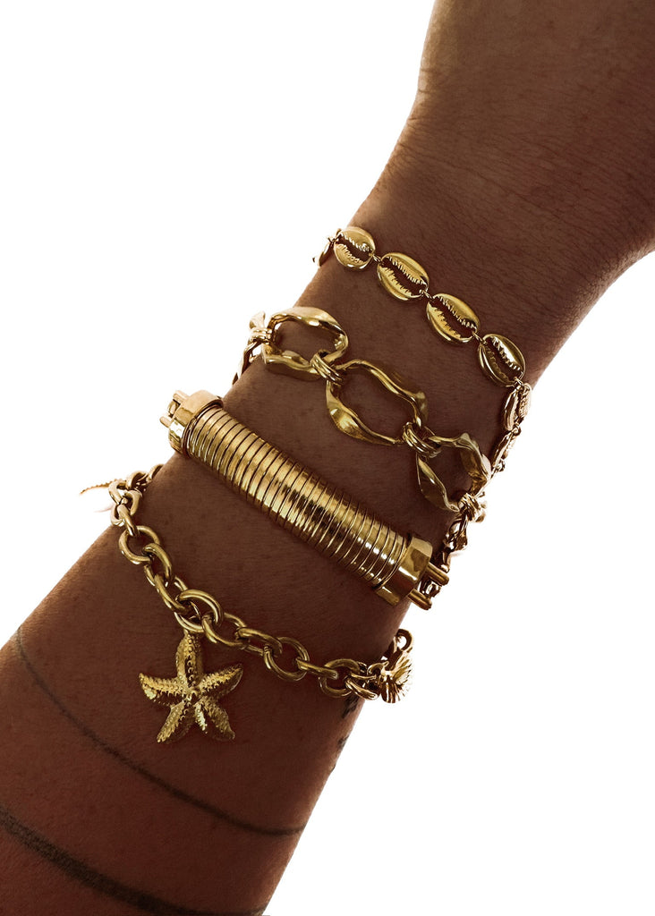 pebby forevee Bracelet Gold MADIGAN WATER RESISTANT BRACELET