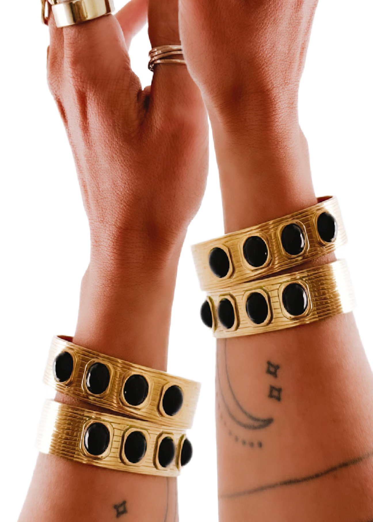 pebby forevee Bracelet Gold MAGUIRE WATER RESISTANT CUFF BRACELET