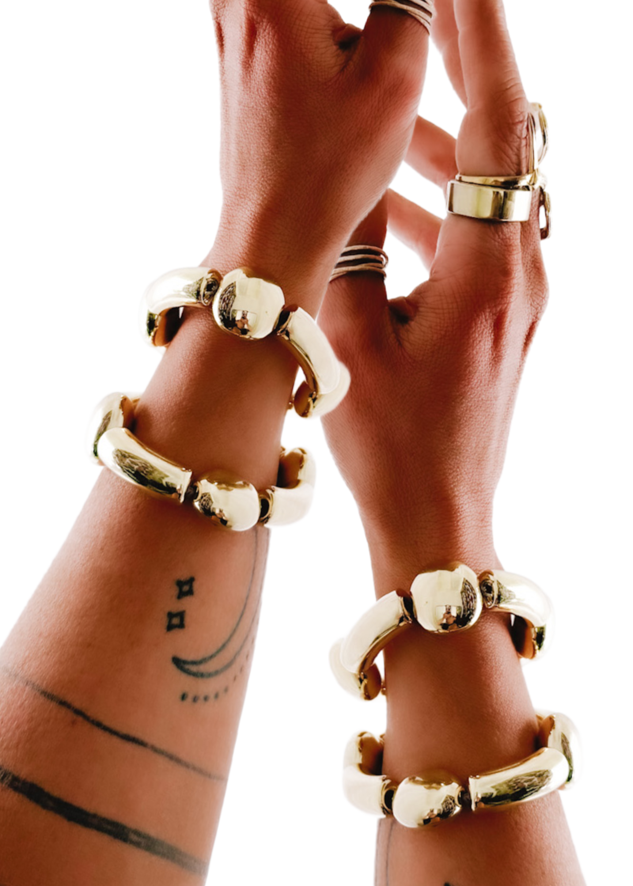 pebby forevee Bracelet Gold MAUDE STATEMENT BRACELET