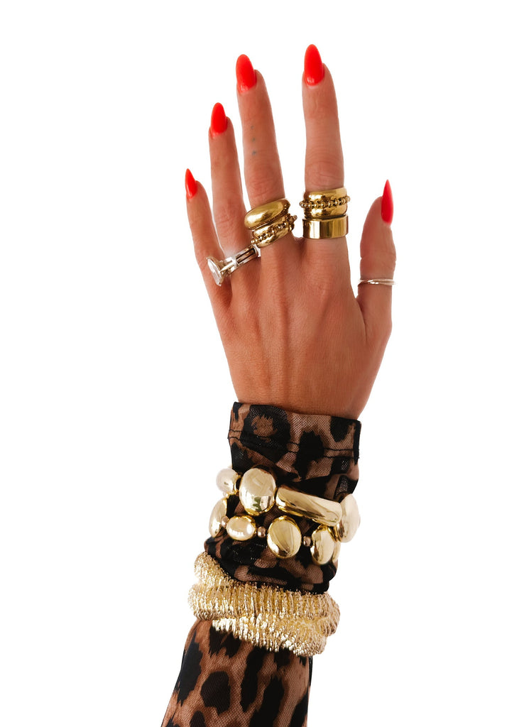 pebby forevee Bracelet Gold MAUDE STATEMENT BRACELET