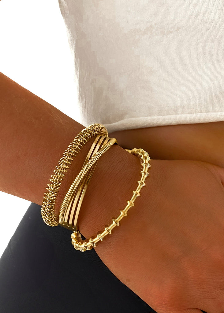 pebby forevee Bracelet Gold REVIVAL WATER RESISTANT CUFF BRACELET