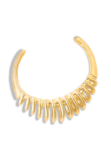 pebby forevee Bracelet Gold SOLIS STATEMENT CUFF BRACELET