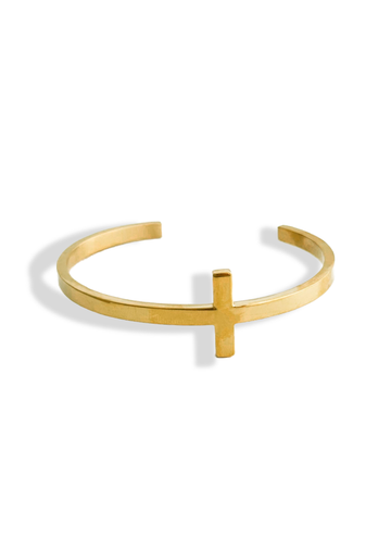 pebby forevee Bracelet Gold TAKEOVER WATER RESISTANT CUFF BRACELET