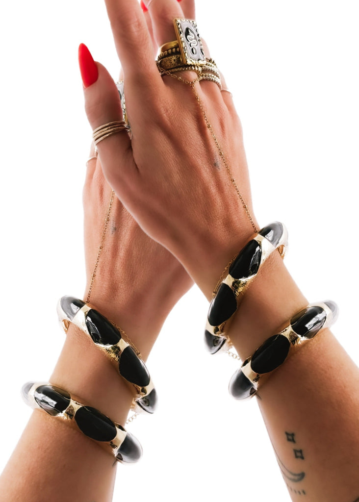 pebby forevee Bracelet Gold WESTON STATEMENT BRACELET
