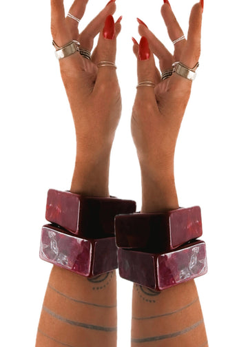 pebby forevee Bracelet Red SABOTAGE STATEMENT BRACELET